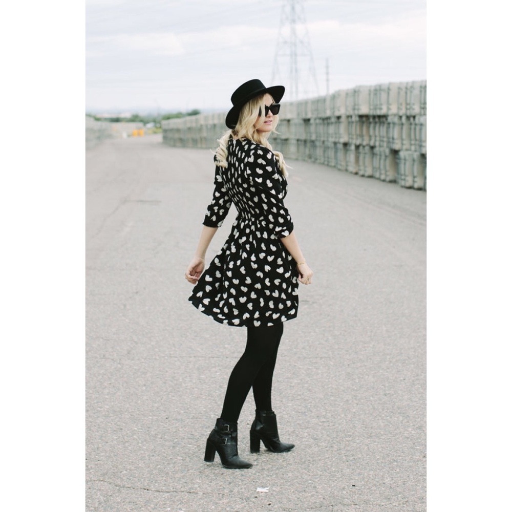 MAEVE by Anthropologie Banet Heart Print Mini Dress (S) - Picture 3 of 12